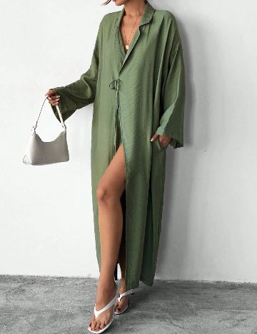 Rochie lunga SHEIN, verde