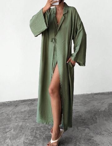 Rochie lunga SHEIN, verde