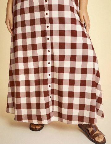 Rochie lunga SHEIN CURVE, mix culori