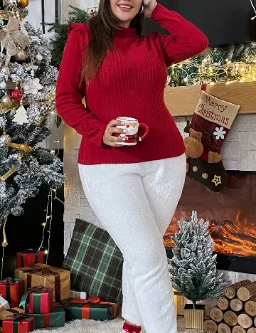 Bluza SHEIN CURVE, rosu