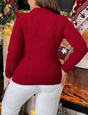 Bluza SHEIN CURVE, rosu