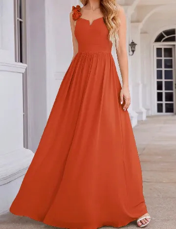 Rochie lunga Ever-Pretty, portocaliu