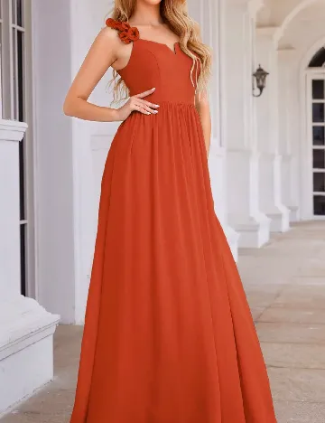 Rochie lunga Ever-Pretty, portocaliu