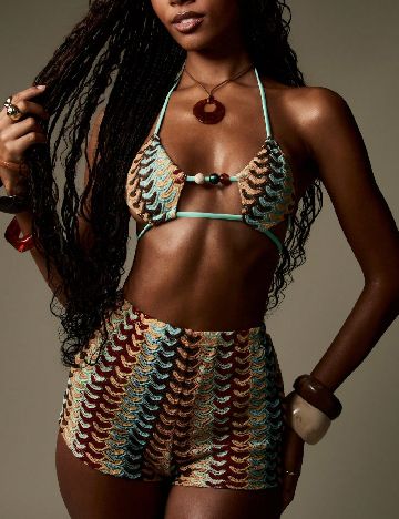 Costum de baie Missguided, mix culori