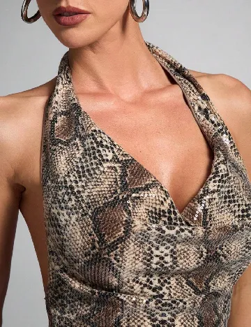 Rochie scurta SHEIN, animal print