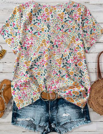 Bluza SHEIN CURVE, floral