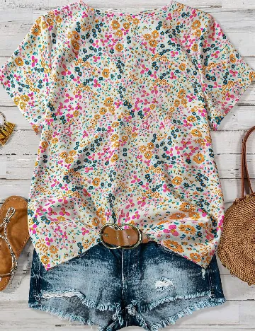 Bluza SHEIN CURVE, floral