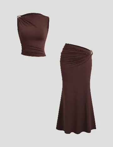 Compleu SHEIN, maro
