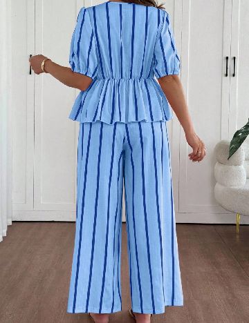 Compleu SHEIN CURVE, albastru