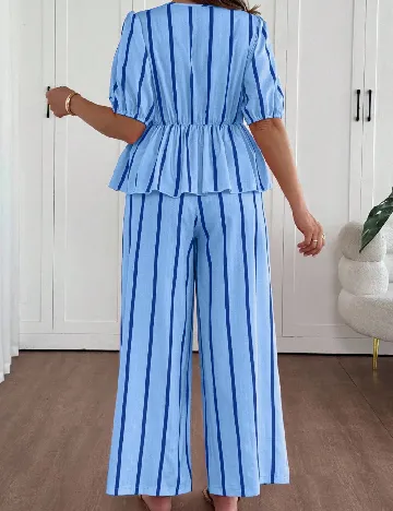 Compleu SHEIN CURVE, albastru