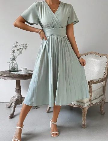 Rochie scurta SHEIN, verde