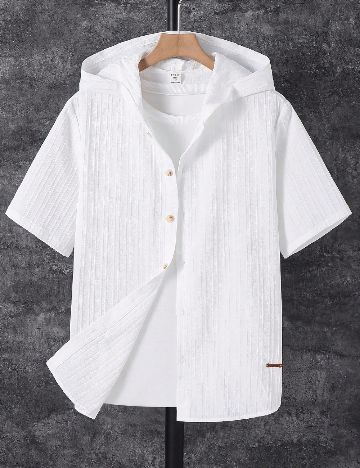 Camasa Shein Kids, alb