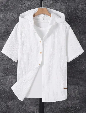 Camasa Shein Kids, alb