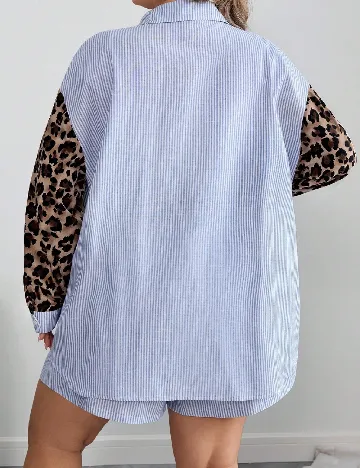 Compleu SHEIN CURVE, albastru