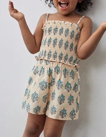 Compleu Shein Kids, crem