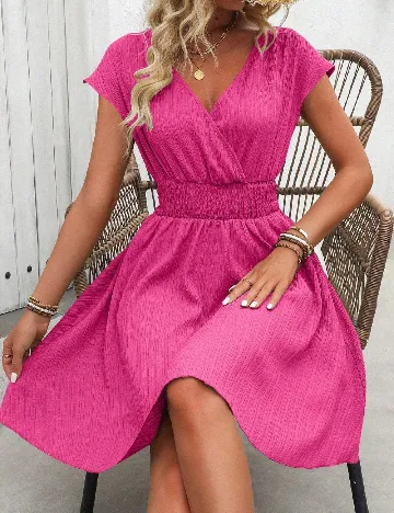 Rochie scurta SHEIN, roz