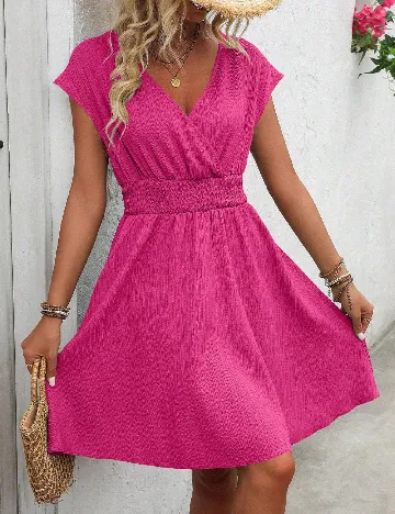 Rochie scurta SHEIN, roz