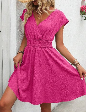 Rochie scurta SHEIN, roz