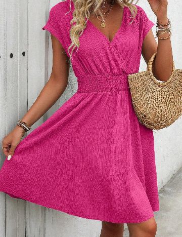 Rochie scurta SHEIN, roz