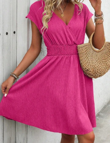 Rochie scurta SHEIN, roz