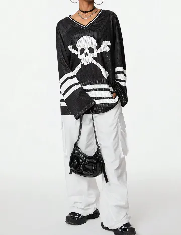 Bluza Oversize SHEIN, negru