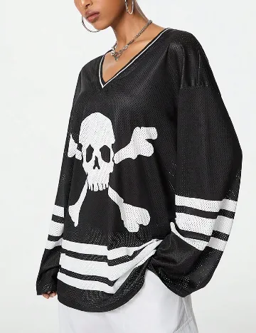 Bluza Oversize SHEIN, negru