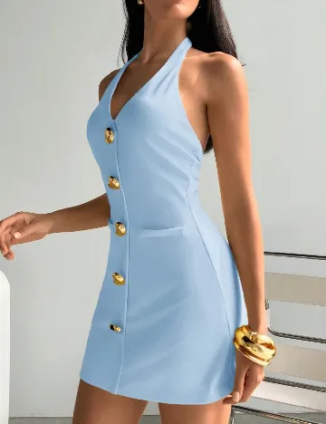 Rochie scurta SHEIN, albastru