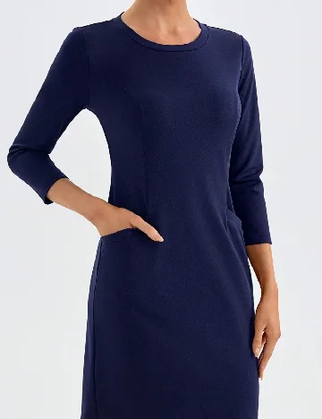Rochie scurta SHEIN, bleumarin