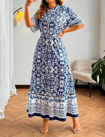 Rochie lunga SHEIN CURVE, albastru