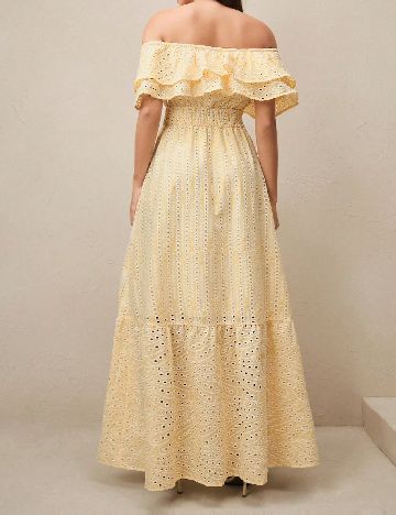 Rochie lunga Anewsta, galben