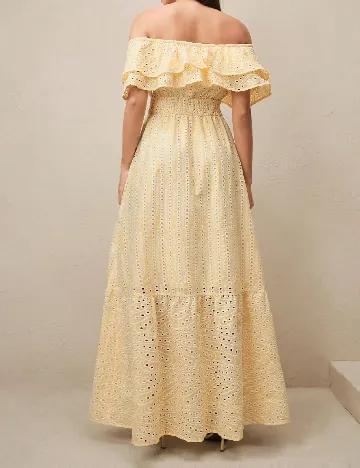 Rochie lunga Anewsta, galben