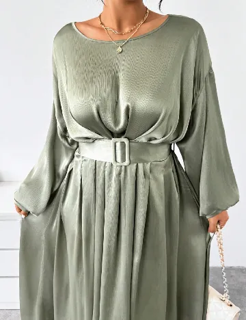 Rochie lunga SHEIN CURVE, verde