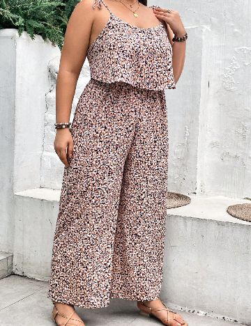 Salopeta SHEIN CURVE, mix culori