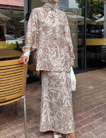 Compleu Dazy, crem/alb