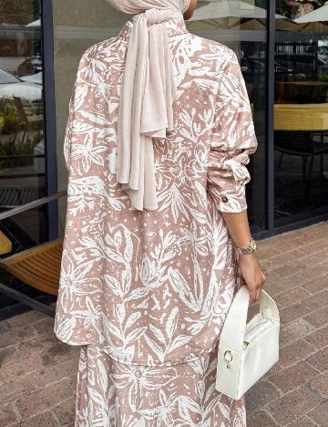 Compleu Dazy, crem/alb