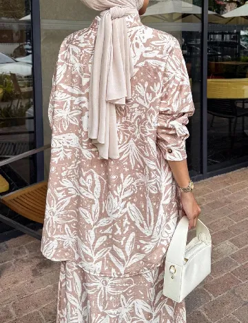 Compleu Dazy, crem/alb