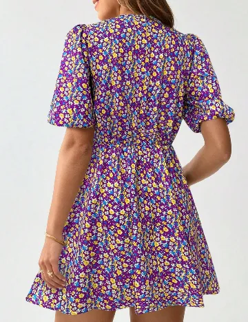 Rochie scurta SHEIN, floral print