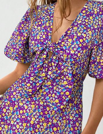 Rochie scurta SHEIN, floral print