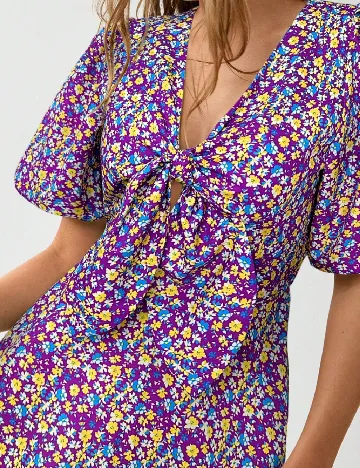 Rochie scurta SHEIN, floral print