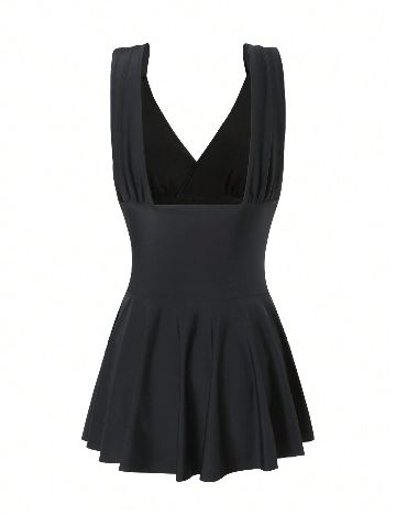 Salopeta de plaja SHEIN, negru