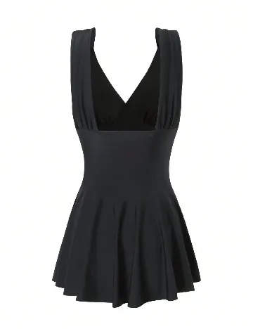 Salopeta de plaja SHEIN, negru