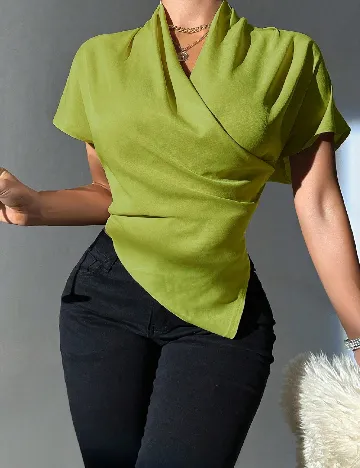 Top SHEIN, verde