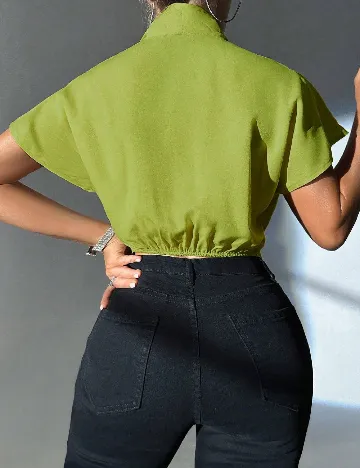 Top SHEIN, verde