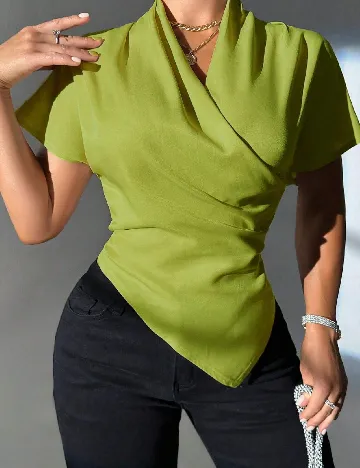Top SHEIN, verde