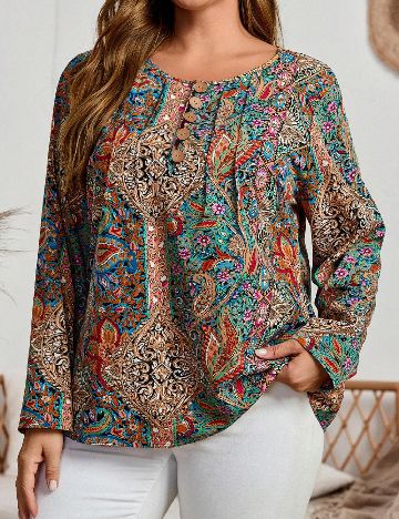 Bluza Emery Rose Curve, mix culori