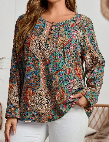 Bluza Emery Rose Curve, mix culori