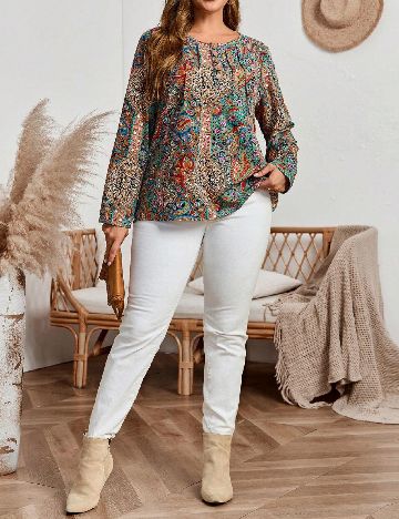 Bluza Emery Rose Curve, mix culori