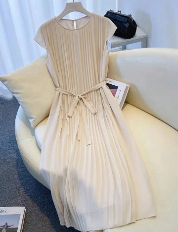 Rochie medie SHEIN, crem