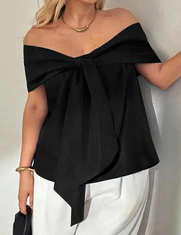 Bluza SHEIN CURVE, negru