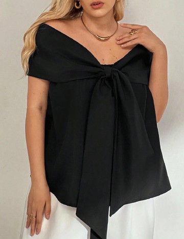 Bluza SHEIN CURVE, negru